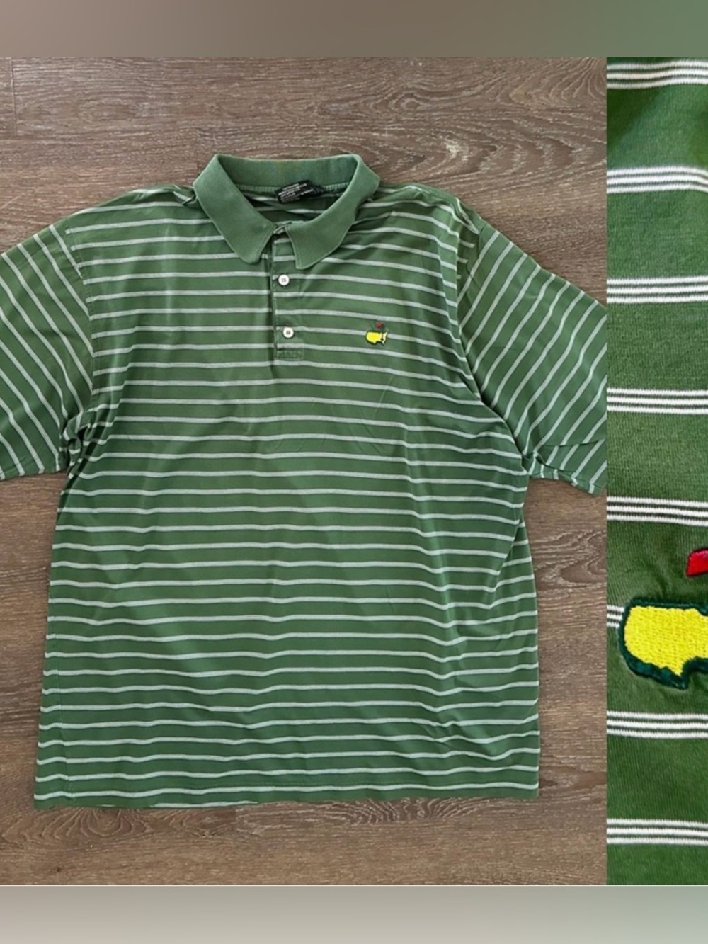 MASTERS Augusta Size XL X-Large Green
Clubhouse Collection Polo Shirt
Golf